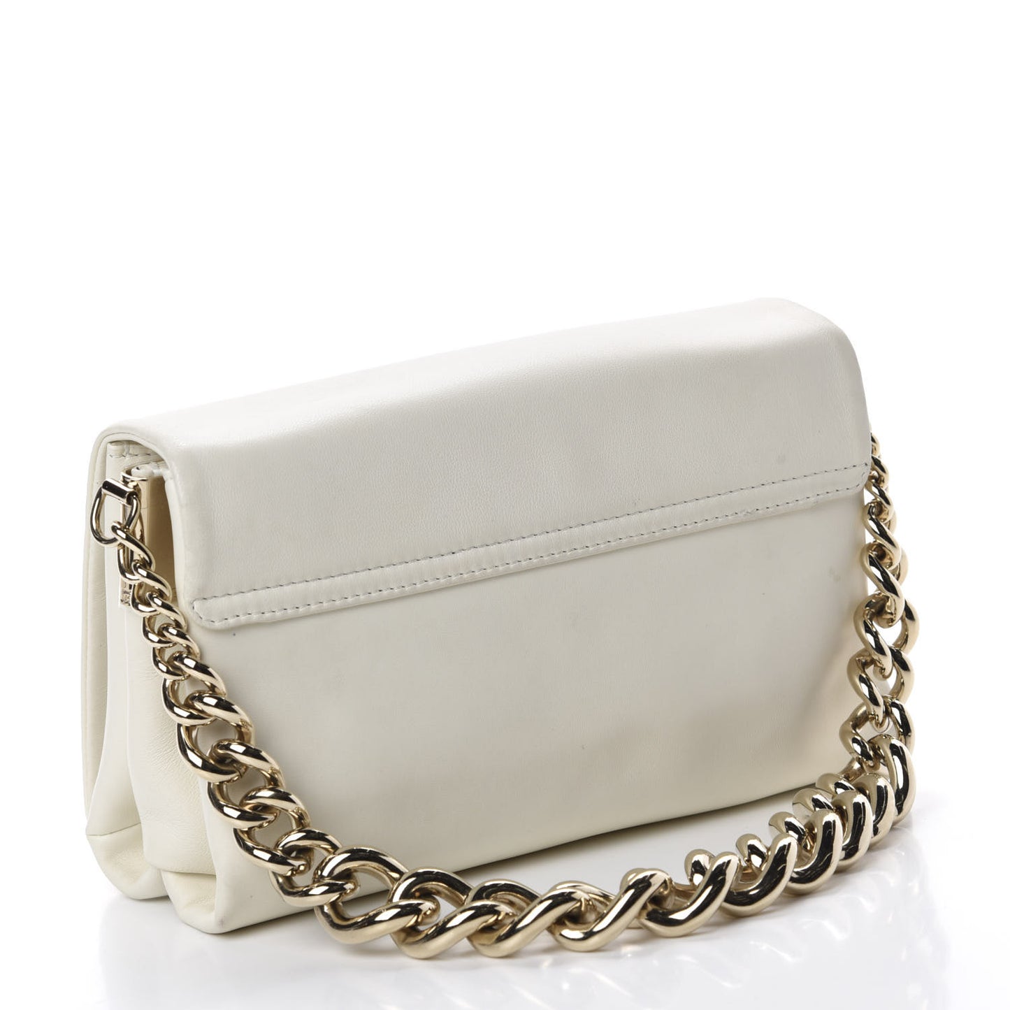Nappa Palazzo Sultan Shoulder Bag White