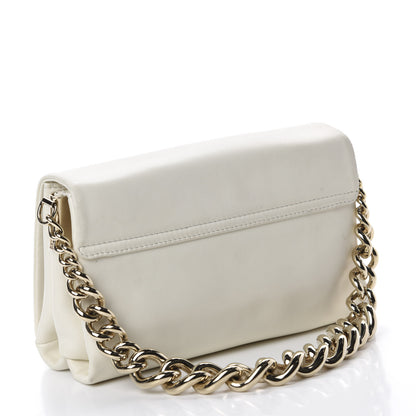 Versace Nappa Palazzo Sultan Shoulder Bag White 3 of 11