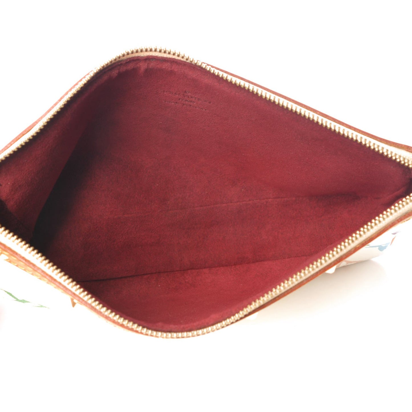Monogram Multicolor Pochette Accessories White