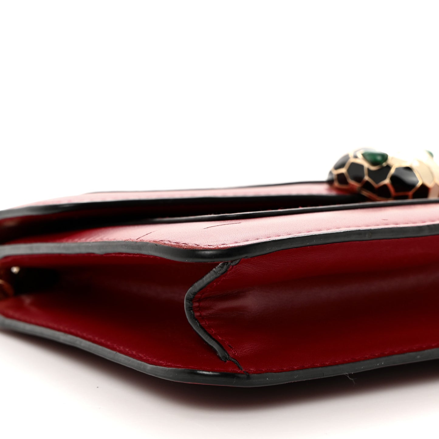 Calfskin Serpenti Forever Crossbody Bag Ruby Red