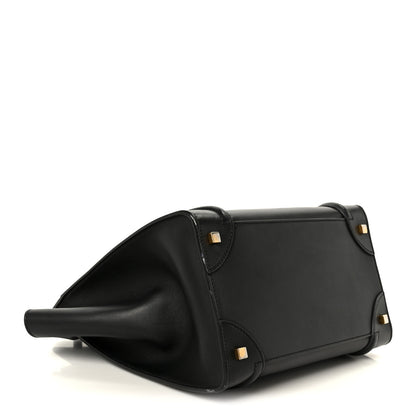 Celine Smooth Calfskin Mini Luggage Black 4 of 11