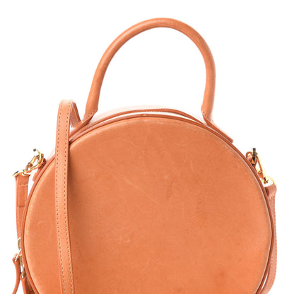 Mansur Gavriel Calfskin Circle Crossbody Bag Tan 7 of 9
