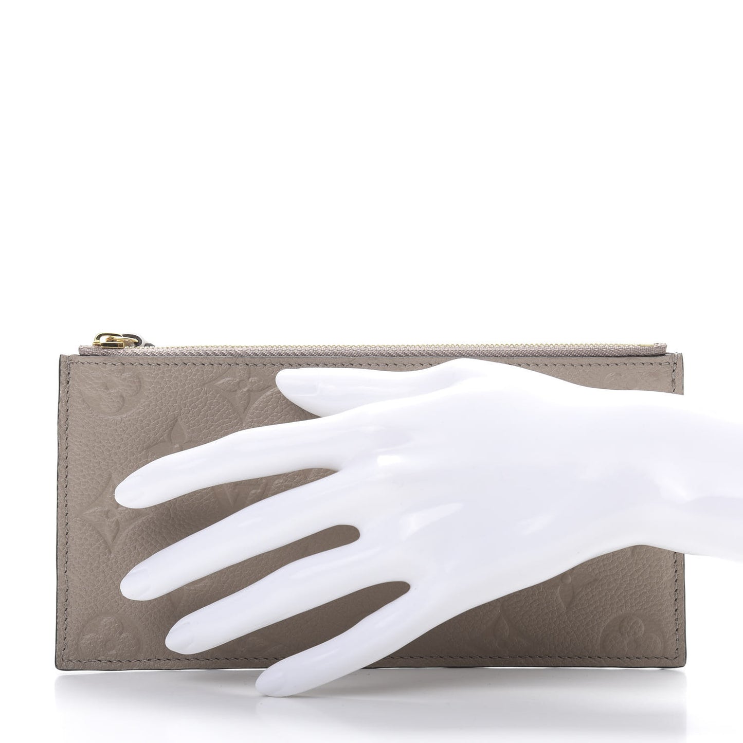 Empreinte Felicie Chain Wallet Zippered Insert Tourterelle