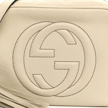 Gucci Pebbled Calfskin Small Soho Disco Bag Off White 9 of 11