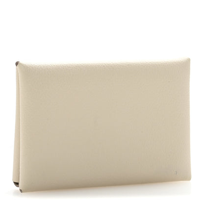 Hermes Evercolor Calvi Duo Card Case Beton 3 of 9