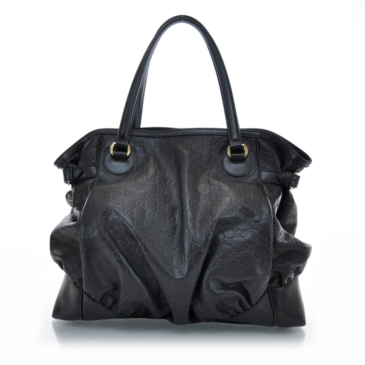 Guccissima Full Moon Tote Black