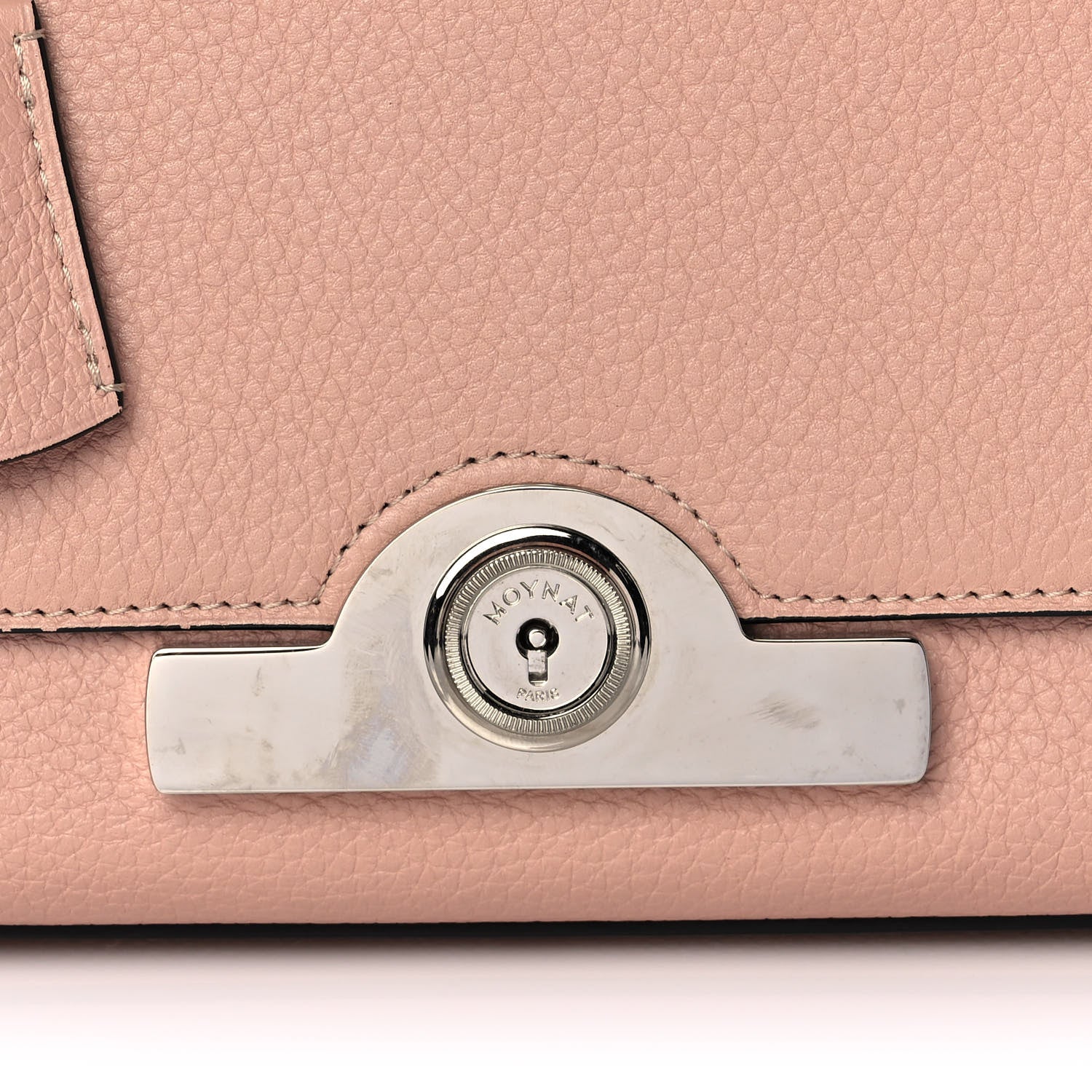 Moynat Taurillon Blush Rejane PM Pink 10 of 10