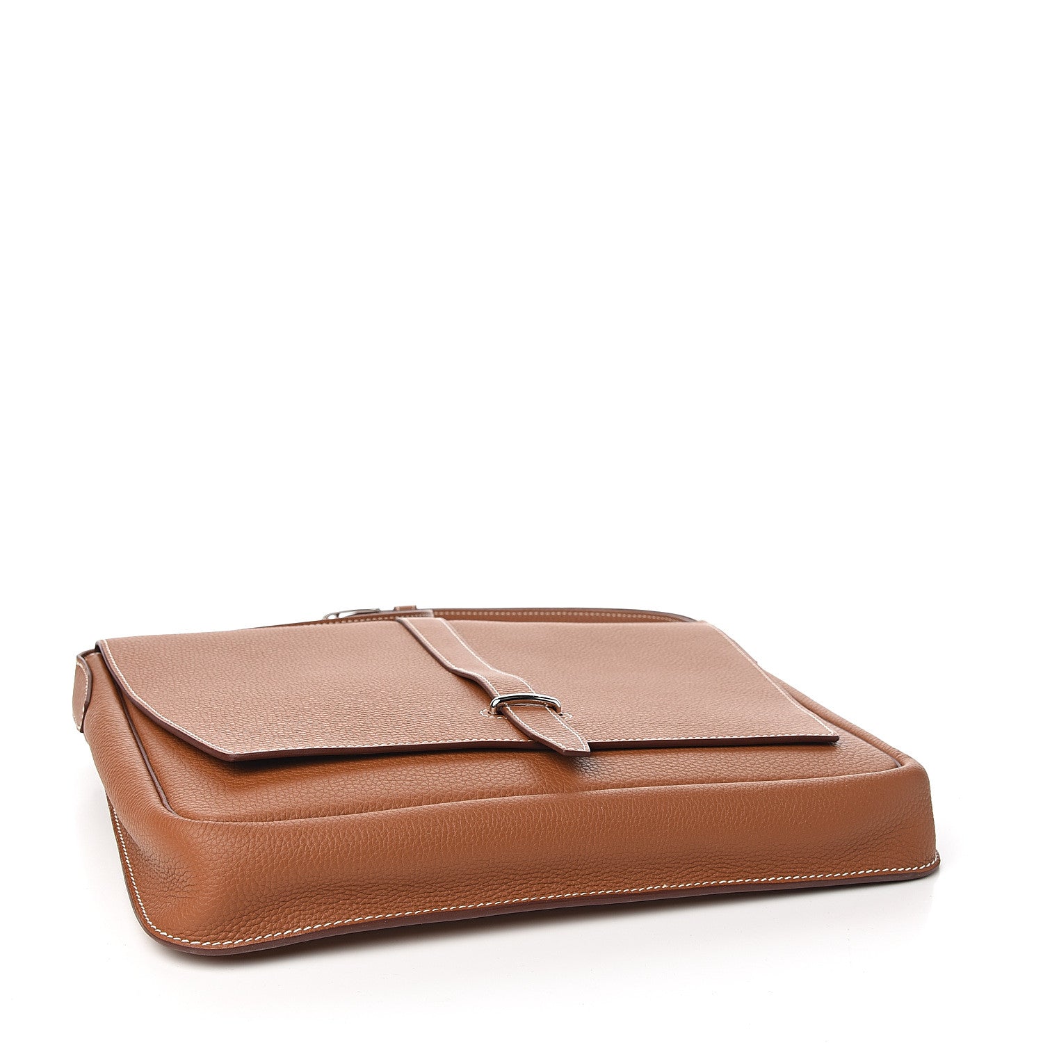 Hermes Togo Steve Light Messenger Gold 3 of 8