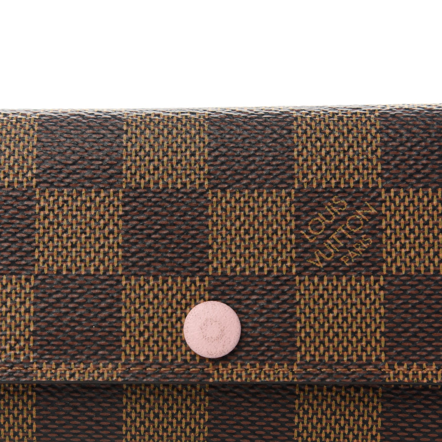 Louis Vuitton Damier Ebene Multicles 6 Key Holder Rose Ballerine 10 of 11
