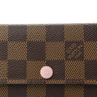 Louis Vuitton Damier Ebene Multicles 6 Key Holder Rose Ballerine 10 of 11