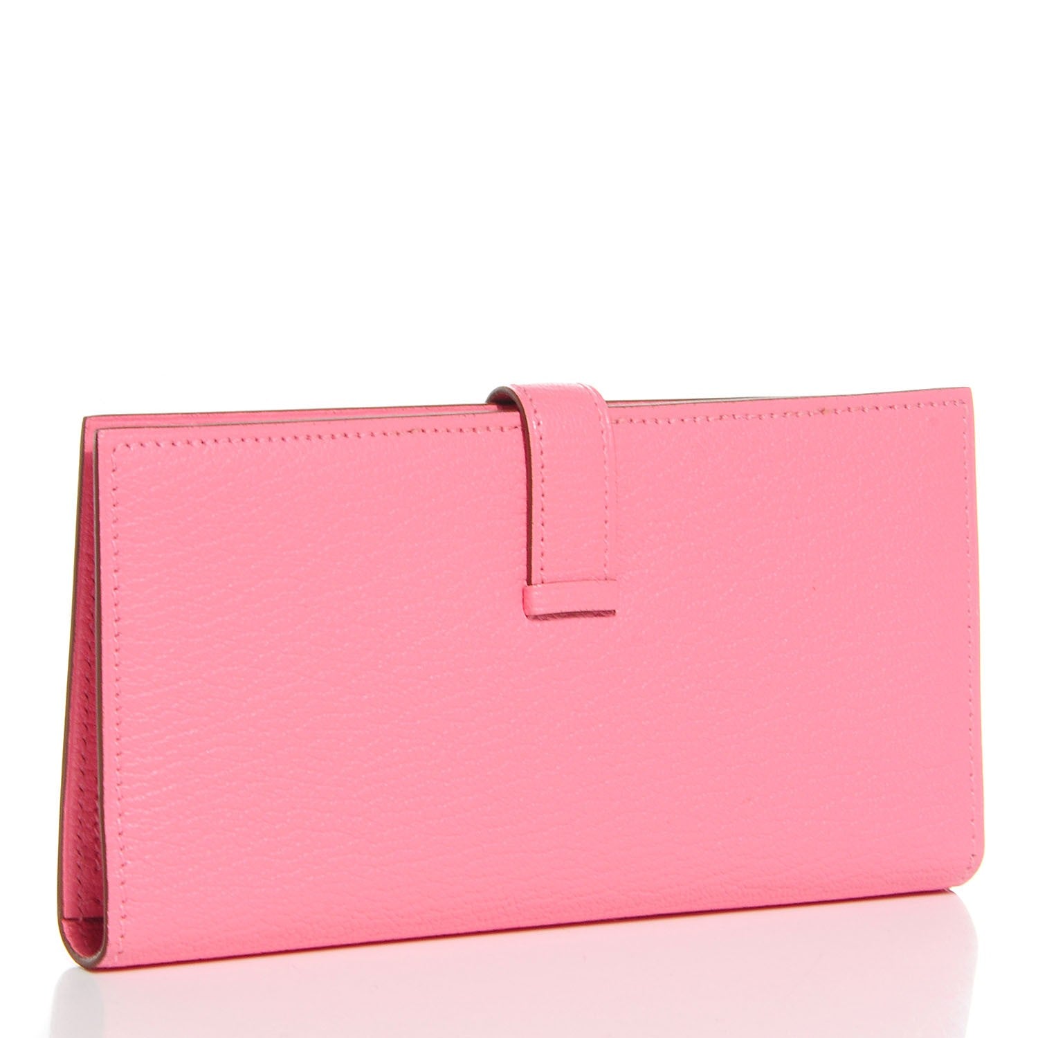 Hermes Chevre Mysore Bearn Wallet Rose Confetti 3 of 10