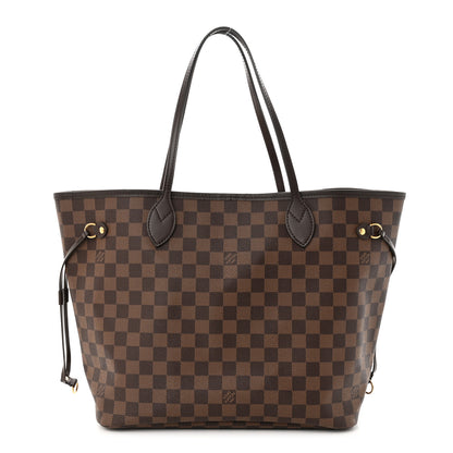 Louis Vuitton Damier Ebene Neo Neverfull MM Rose Ballerine 3 of 11