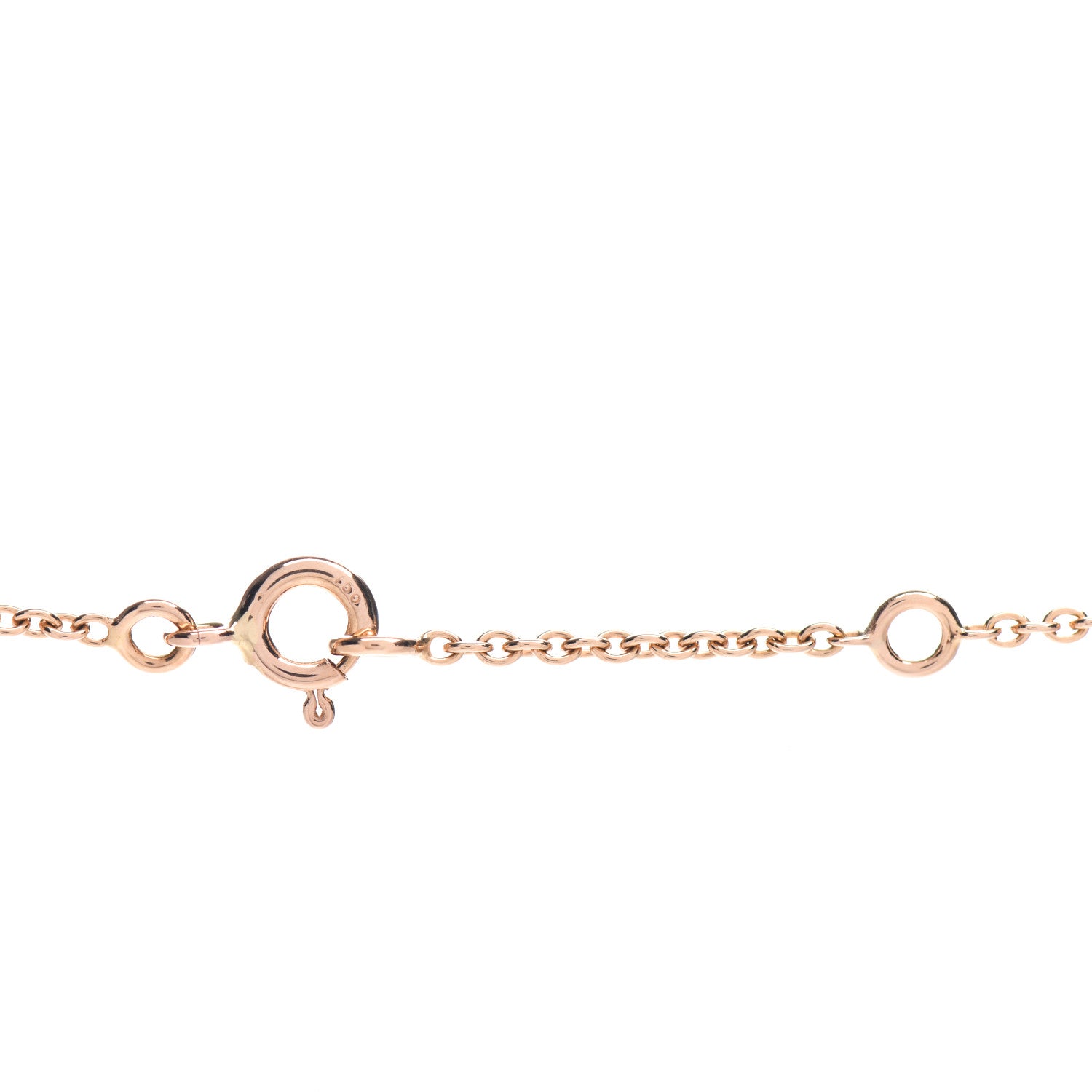 Hermes 18K Rose Gold Diamond Constance Amulette Charm Pendant Necklace 4 of 5
