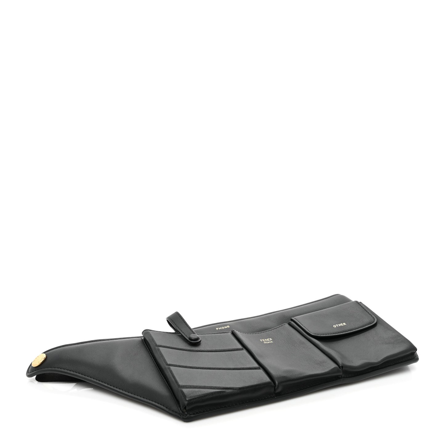 Vitello Grace Matte 3 Pocket Belt Pouch Black