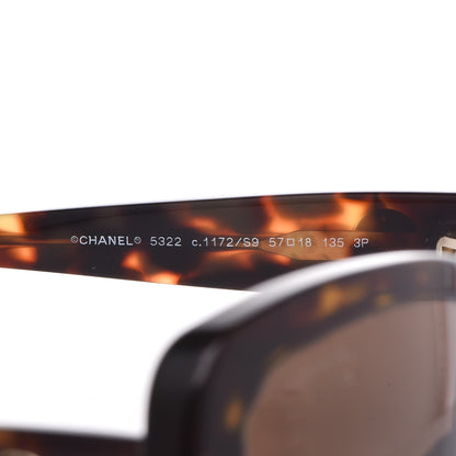 Chanel Acetate Polarized CC Sunglasses 5322 Marron Fonce 6 of 7