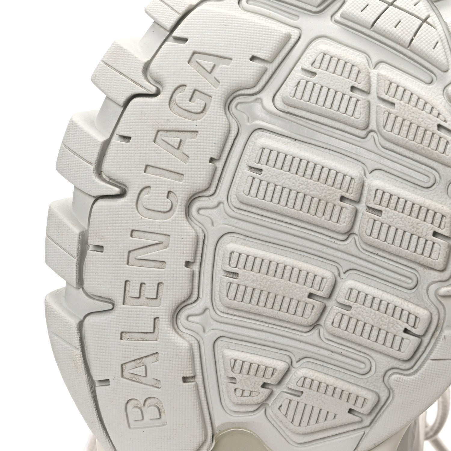 Balenciaga Rubber Mesh Fabric Monocolor Recycled Sole Womens Track Sneakers 35 White 7 of 8