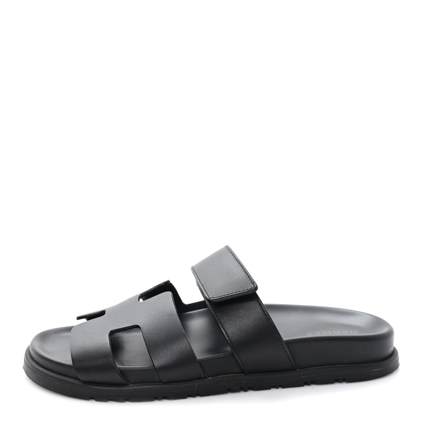 Calfskin Womens Chypre Sandals 37.5 Black