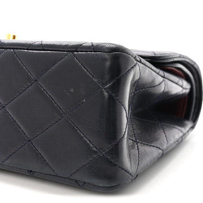 Chanel Lambskin Quilted Small Double Flap Bag Black 11 of 11