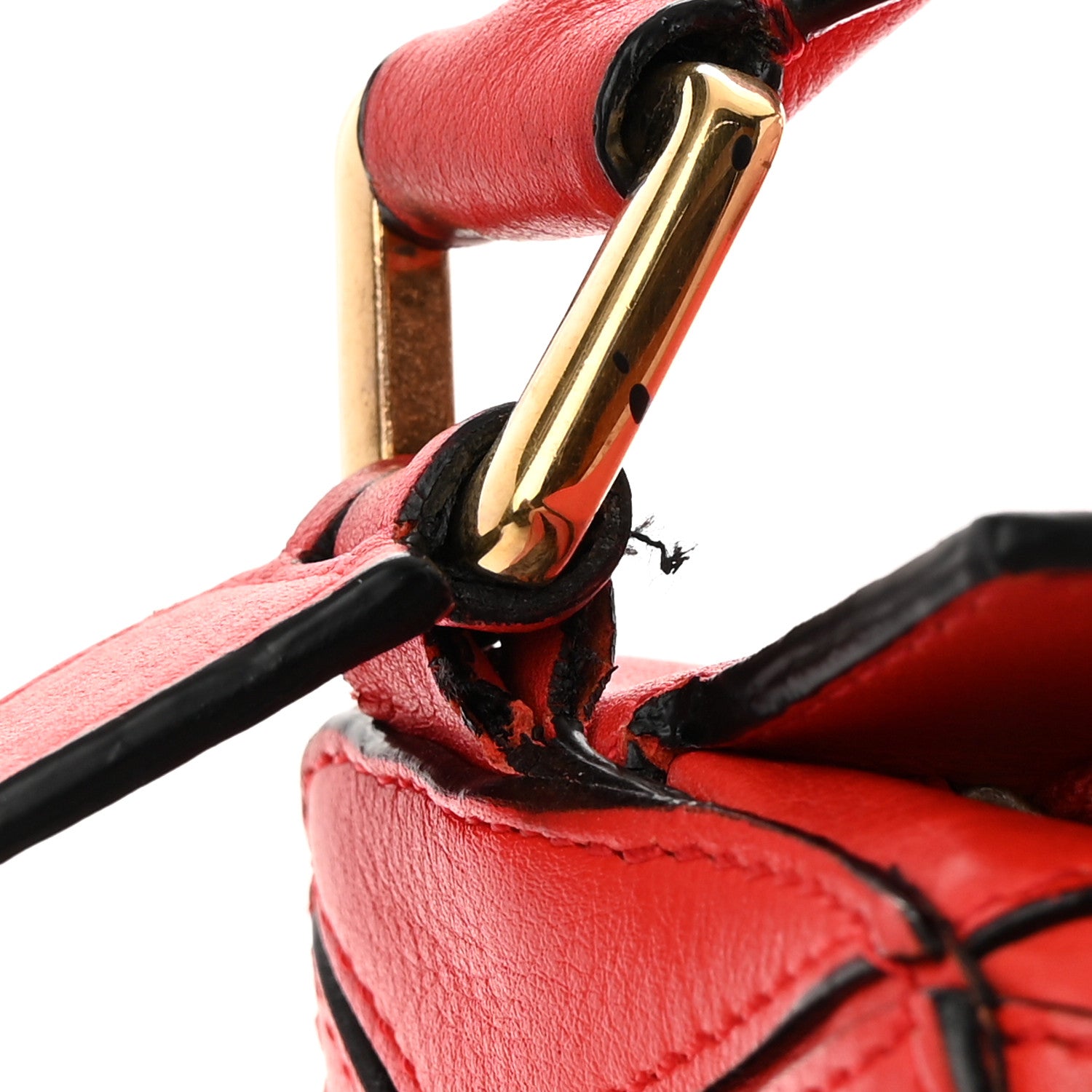 Loewe Calfskin Small Puzzle Bag Scarlet 15 of 17