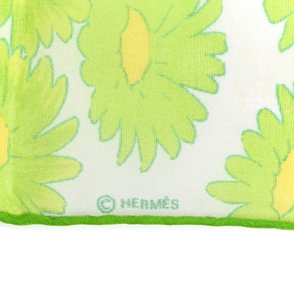 Hermes Silk Fleurs et Carlines II Pocket Square 4 of 5