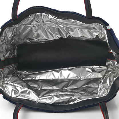 Chanel Reversible Chanel Airlines Tote Silver Navy 16 of 19