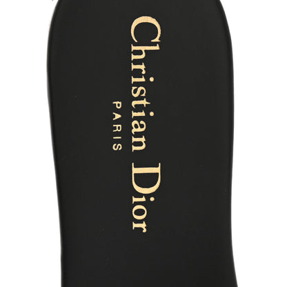 Christian Dior Canvas Embroidered Dway Mules Slide Sandals 37 Black 7 of 10