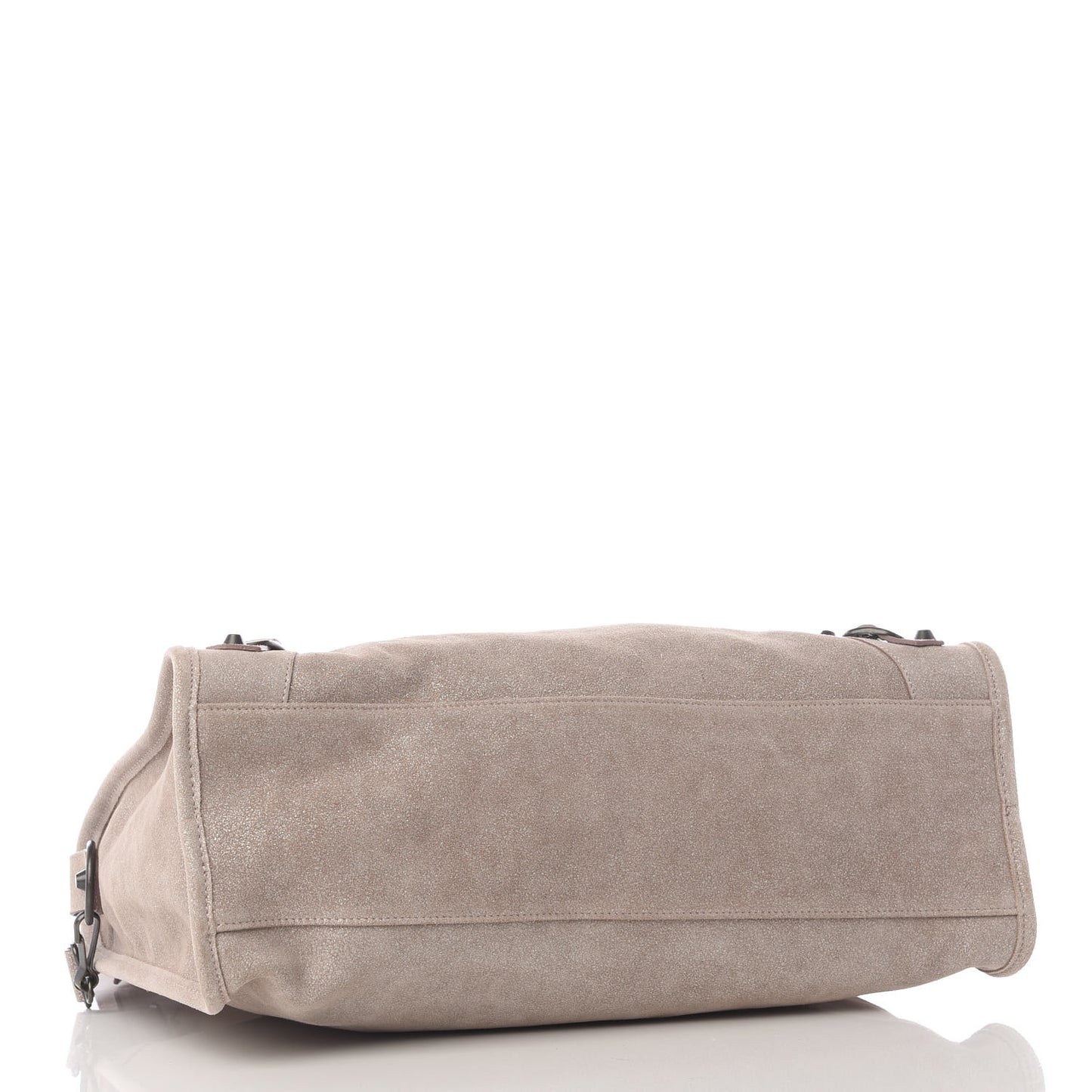 Metallic Craquele Calfskin Classic Hardware City Bois de Rose