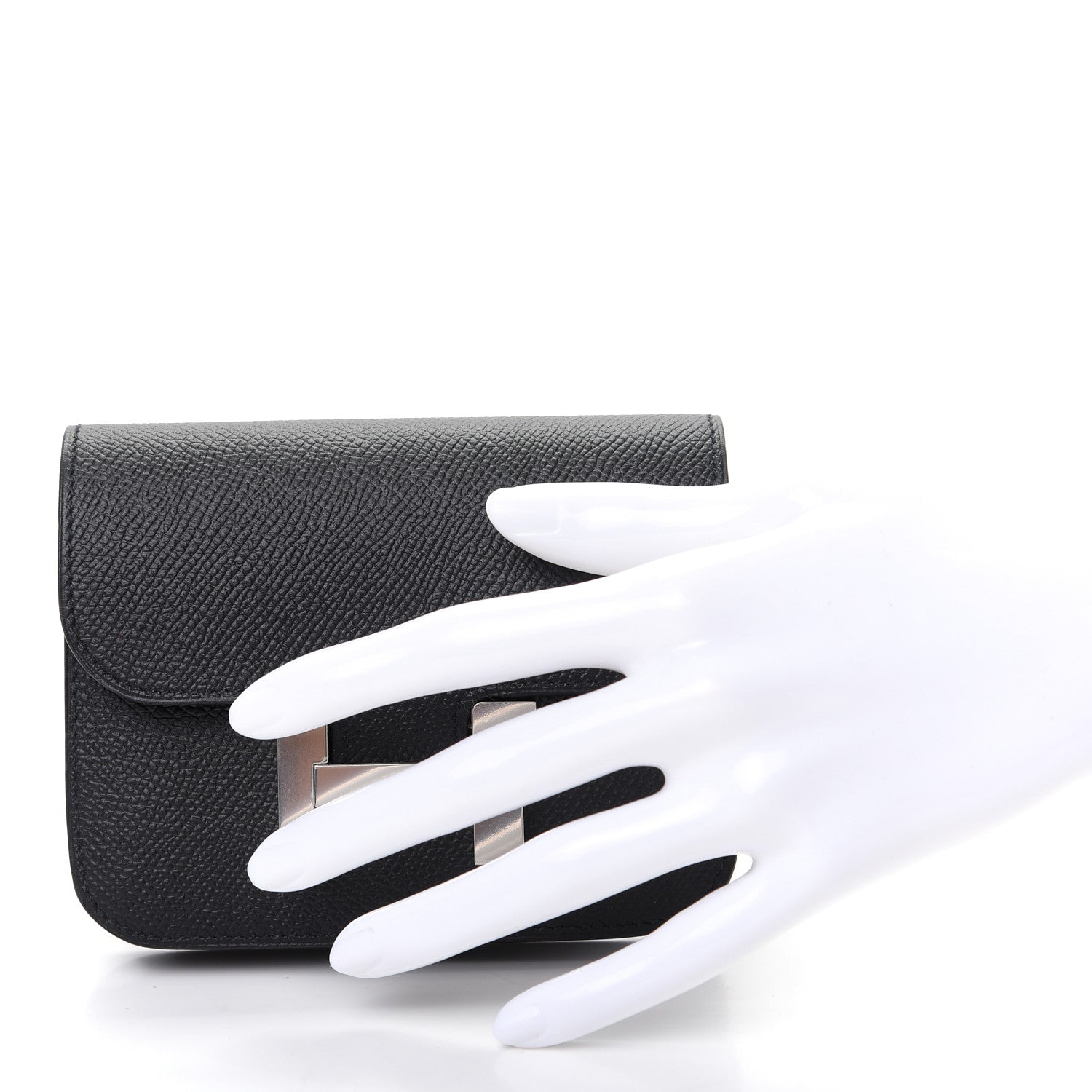 Hermes Epsom Constance Slim Wallet Black 3 of 8
