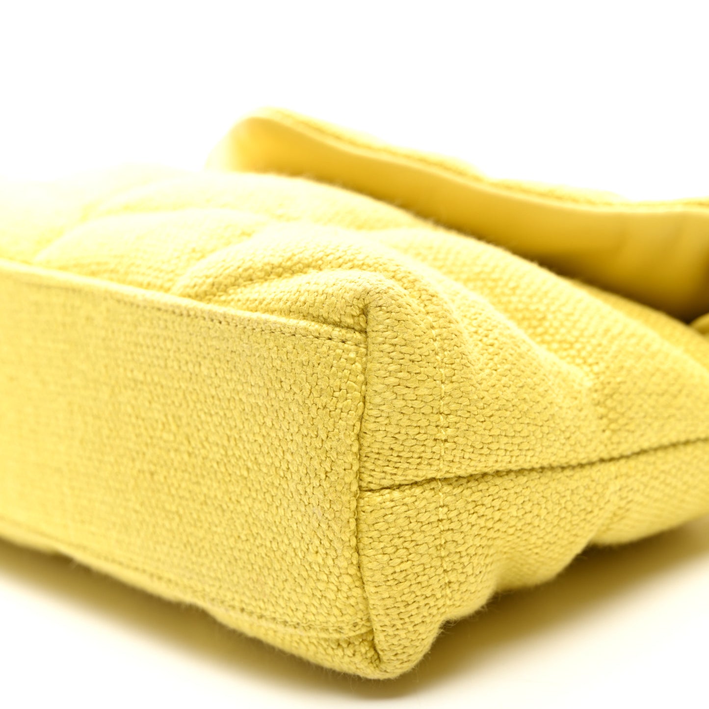 Canvas Quilted Toy Loulou Puffer Monogram Chain Satchel Jaune Citron
