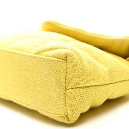 Saint Laurent Canvas Quilted Toy Loulou Puffer Monogram Chain Satchel Jaune Citron 10 of 10