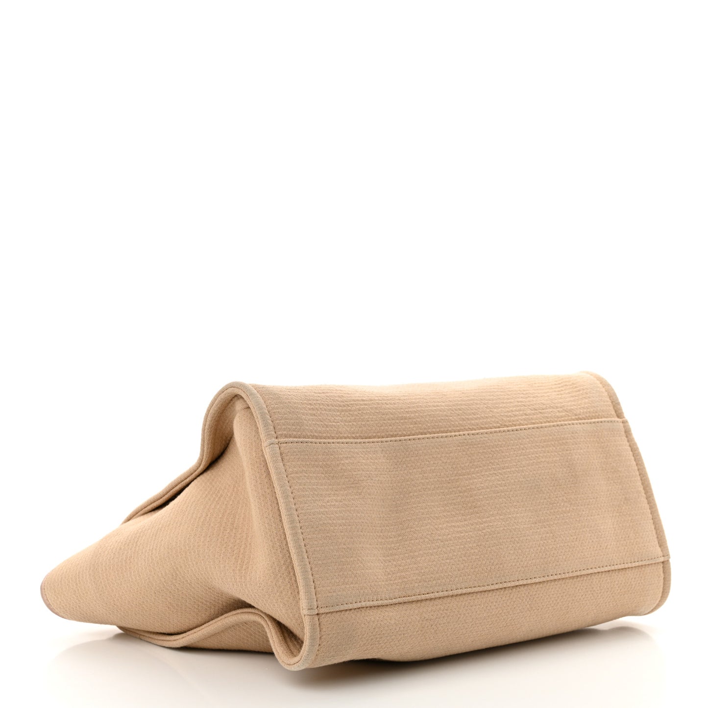 Mixed Fibers Medium Deauville Tote Beige