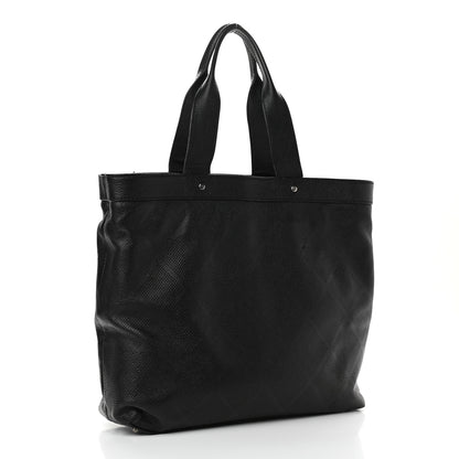 Chanel Goatskin Perforated Large CC Tote Black 3 of 13
