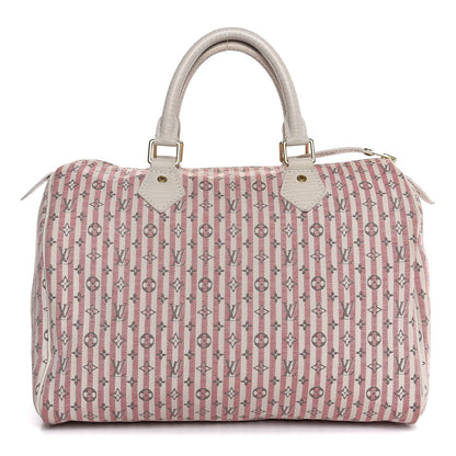 Louis Vuitton Mini Lin Croisette Speedy 30 Rouge 1 of 7