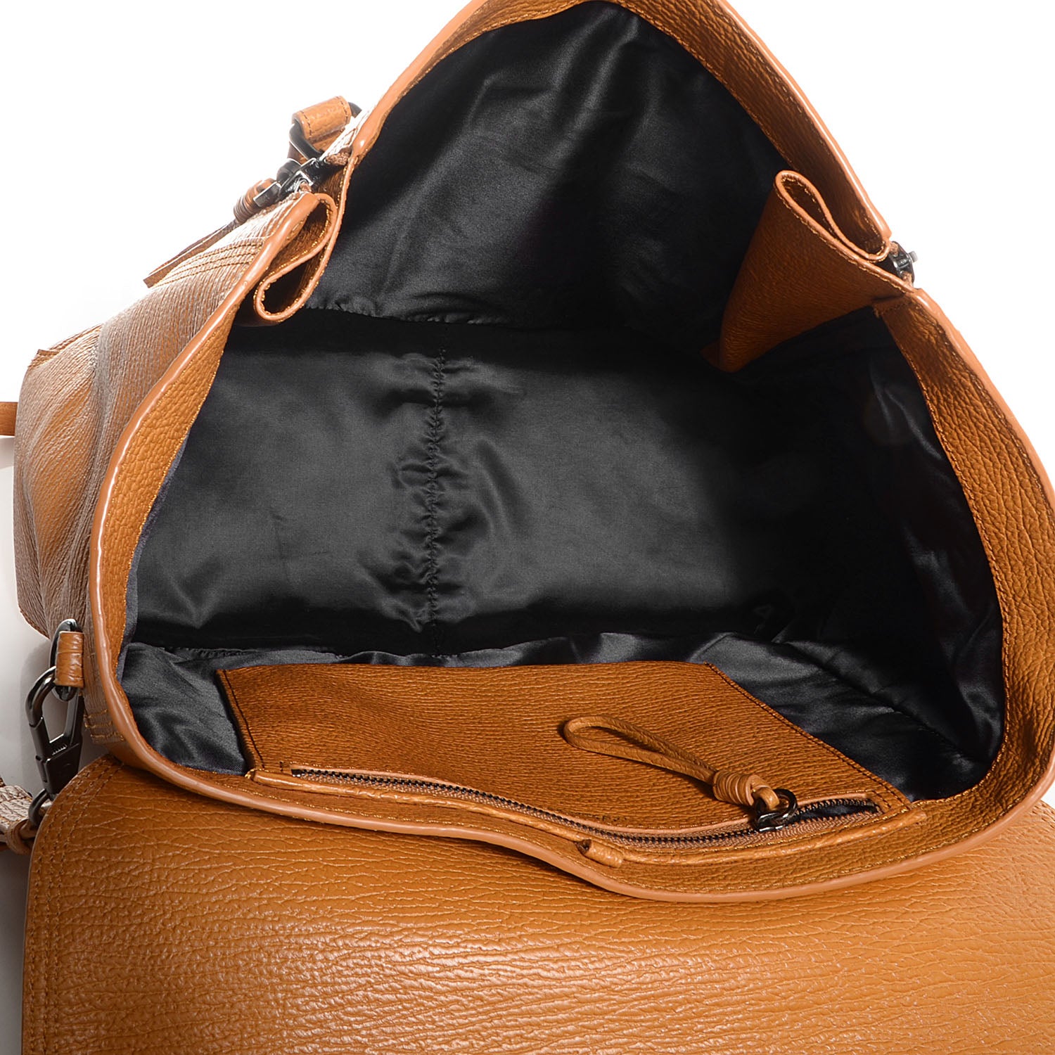 3.1 Phillip Lim 3.1 Leather Large Pashli Satchel Amber 6 of 11
