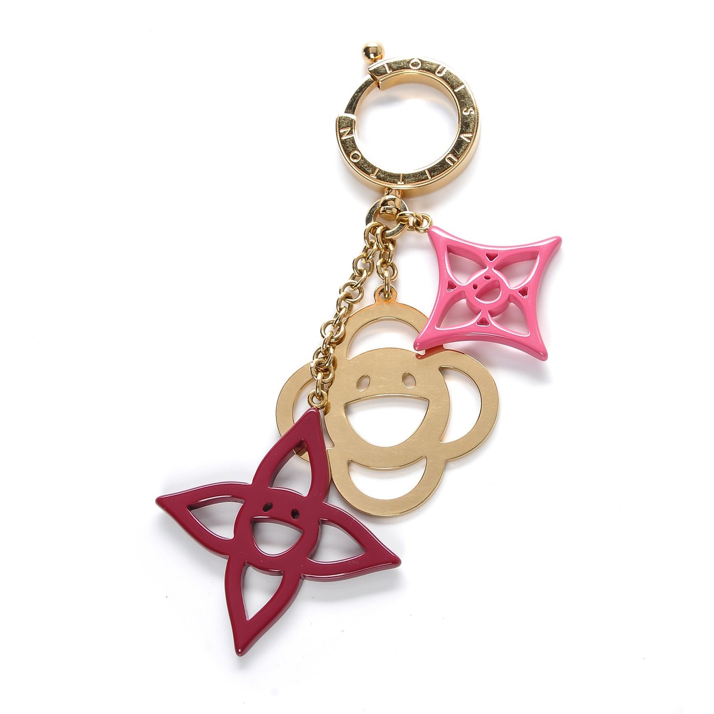 Cosmic Blossom Bag Charm Rose