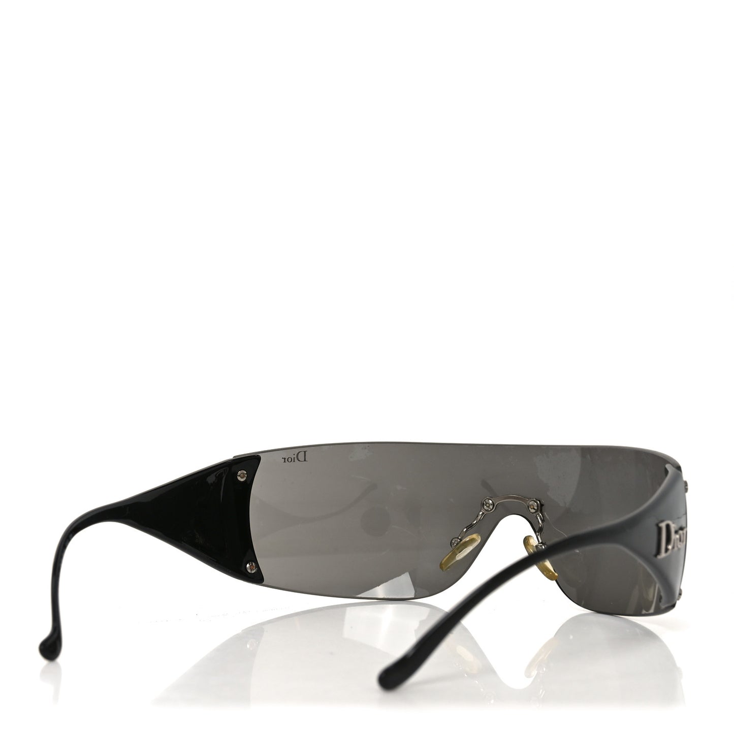 Acetate Shield Ski 6 Sunglasses Black