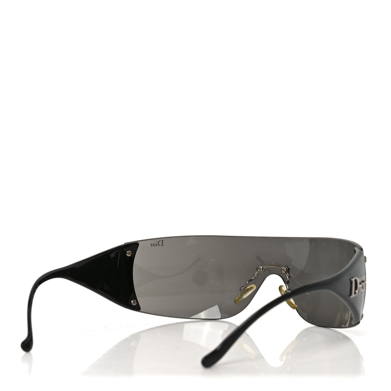Christian Dior Acetate Shield Ski 6 Sunglasses Black 4 of 6