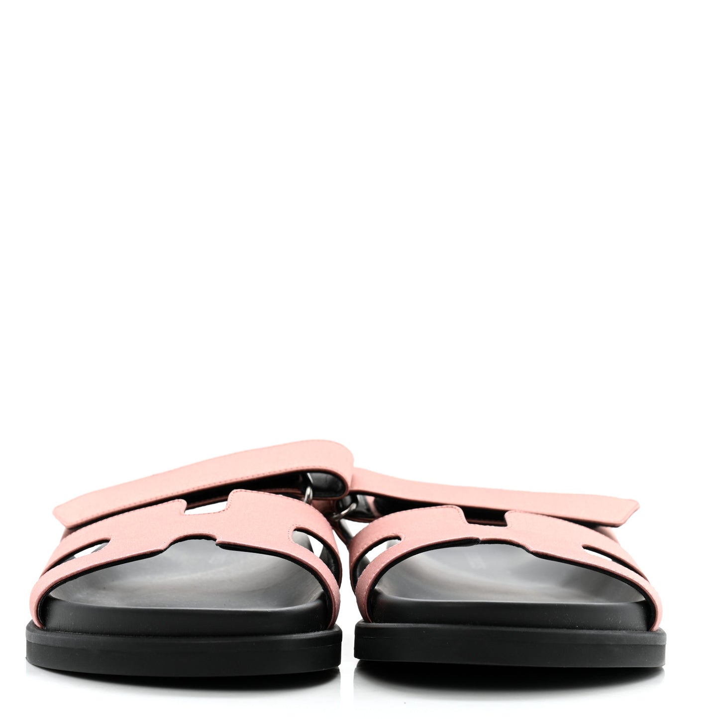 Satin Crepe Chypre Sandals 36 Bois De Rose