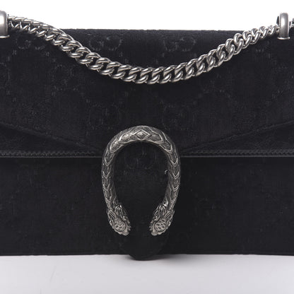 Gucci Velvet GG Monogram Small Dionysus Shoulder Bag Black 11 of 11