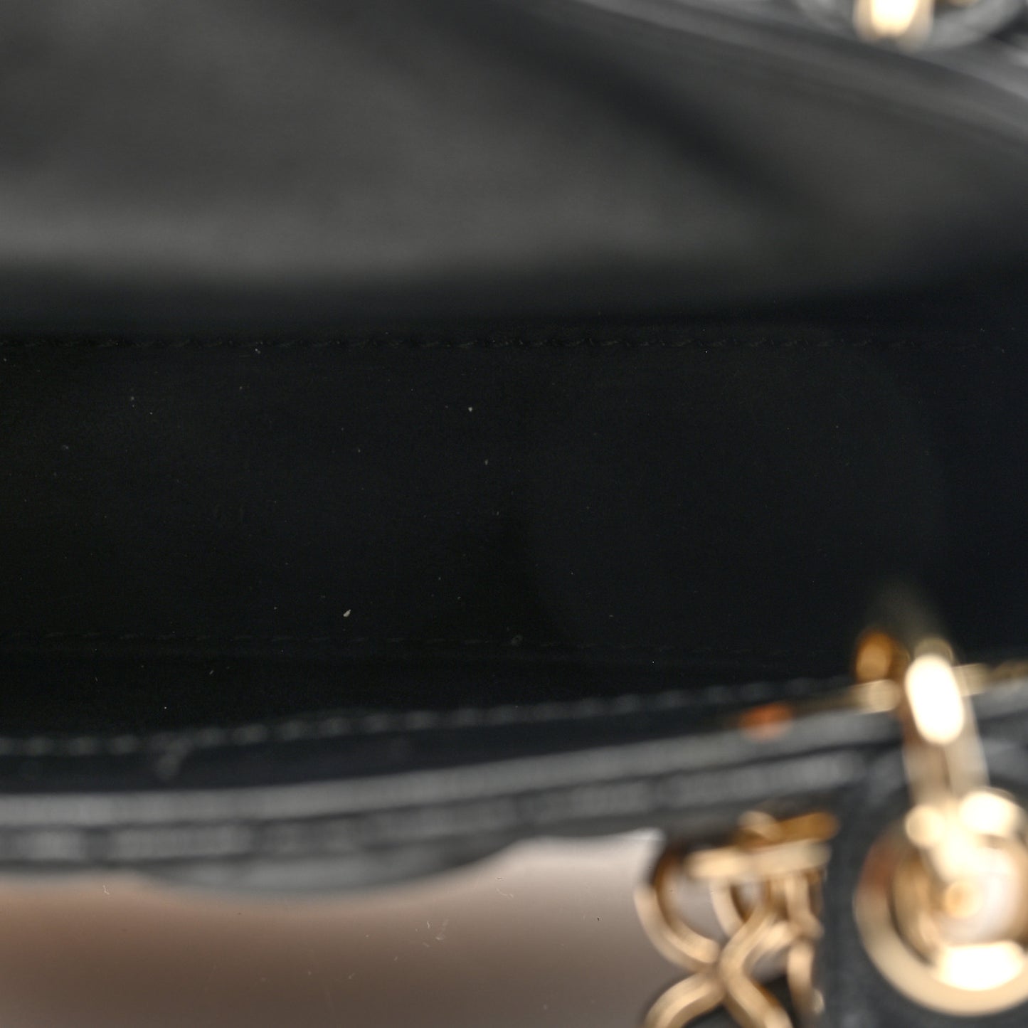 Lambskin Cannage Micro Lady Dior Black