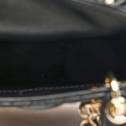 Christian Dior Lambskin Cannage Micro Lady Dior Black 5 of 9