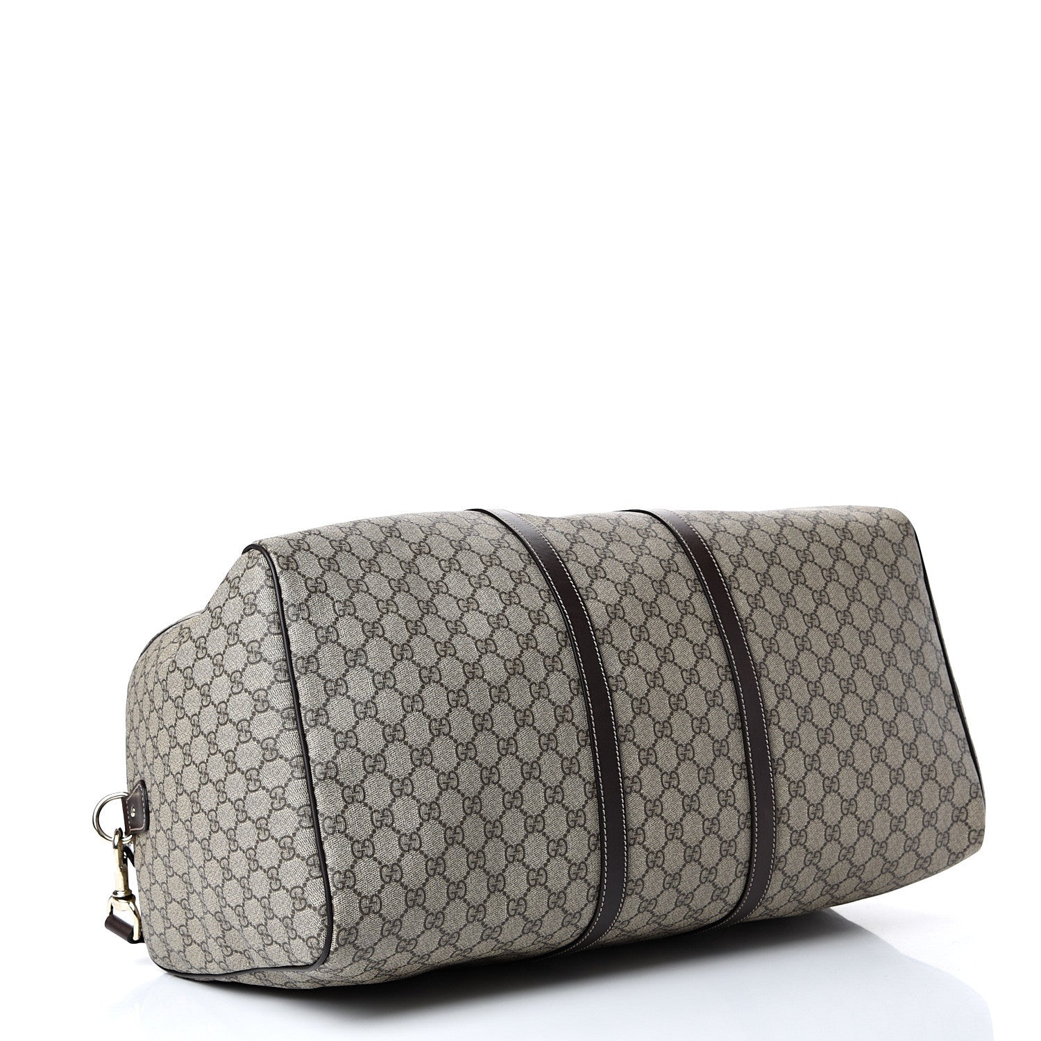 Gucci GG Plus Monogram Large Carry On Duffle Bag Brown 3 of 16