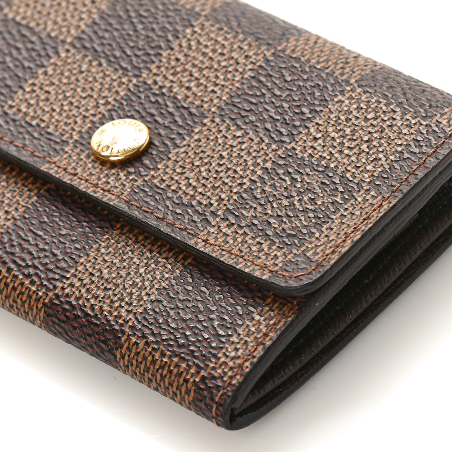 Damier Ebene Porte-Monnaie Plat Coin Purse