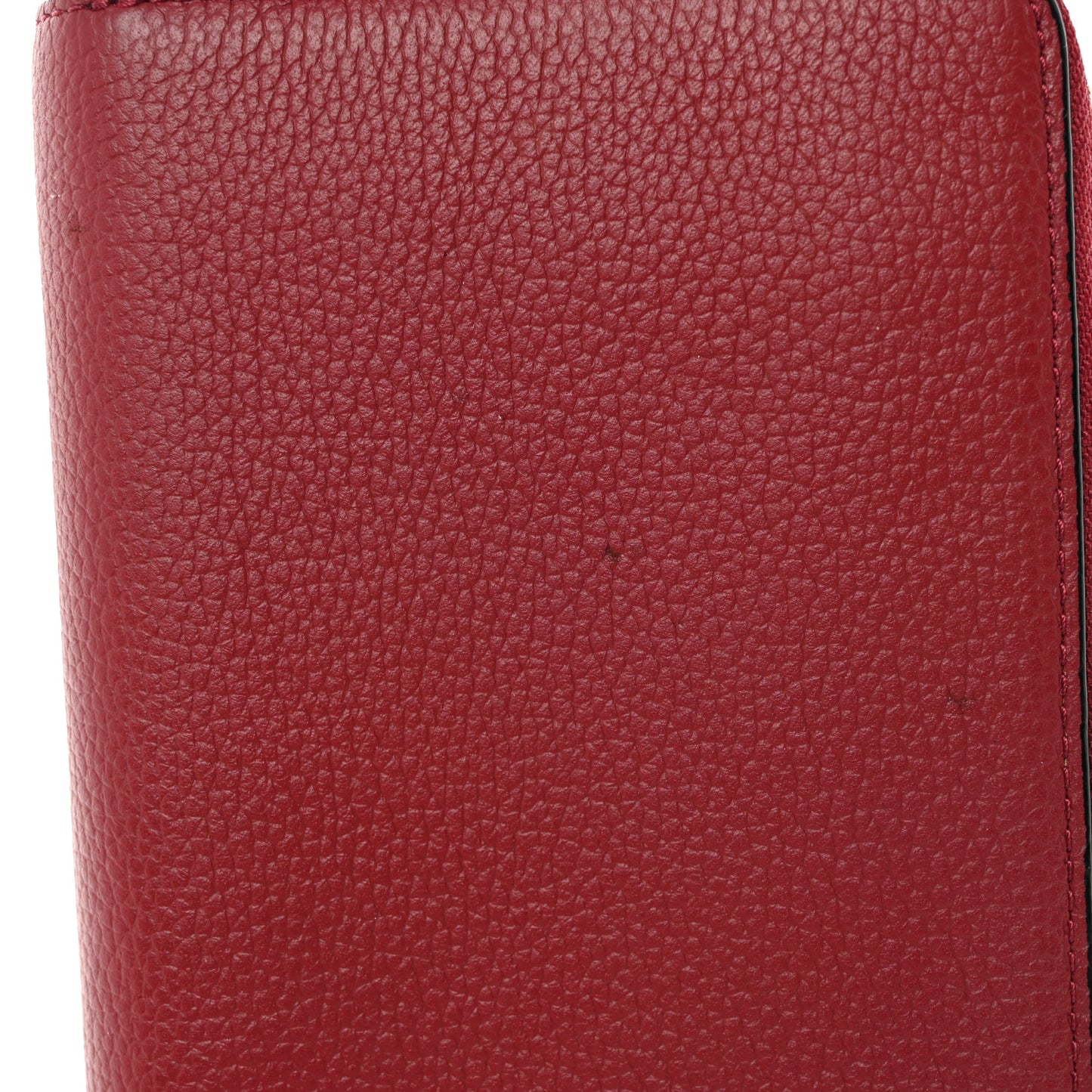 Calfskin Fontanellas Park Avenue Milla Zip Around Wallet Burgundy