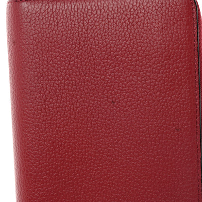 MCM Calfskin Fontanellas Park Avenue Milla Zip Around Wallet Burgundy 9 of 9