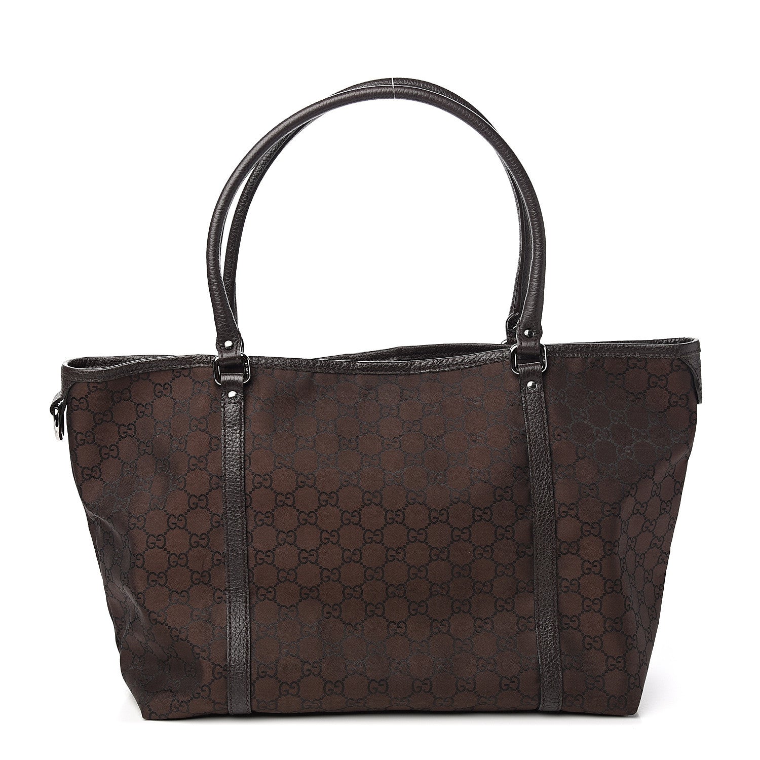 Gucci Monogram Medium Joy Tote Dark Brown 1 of 9