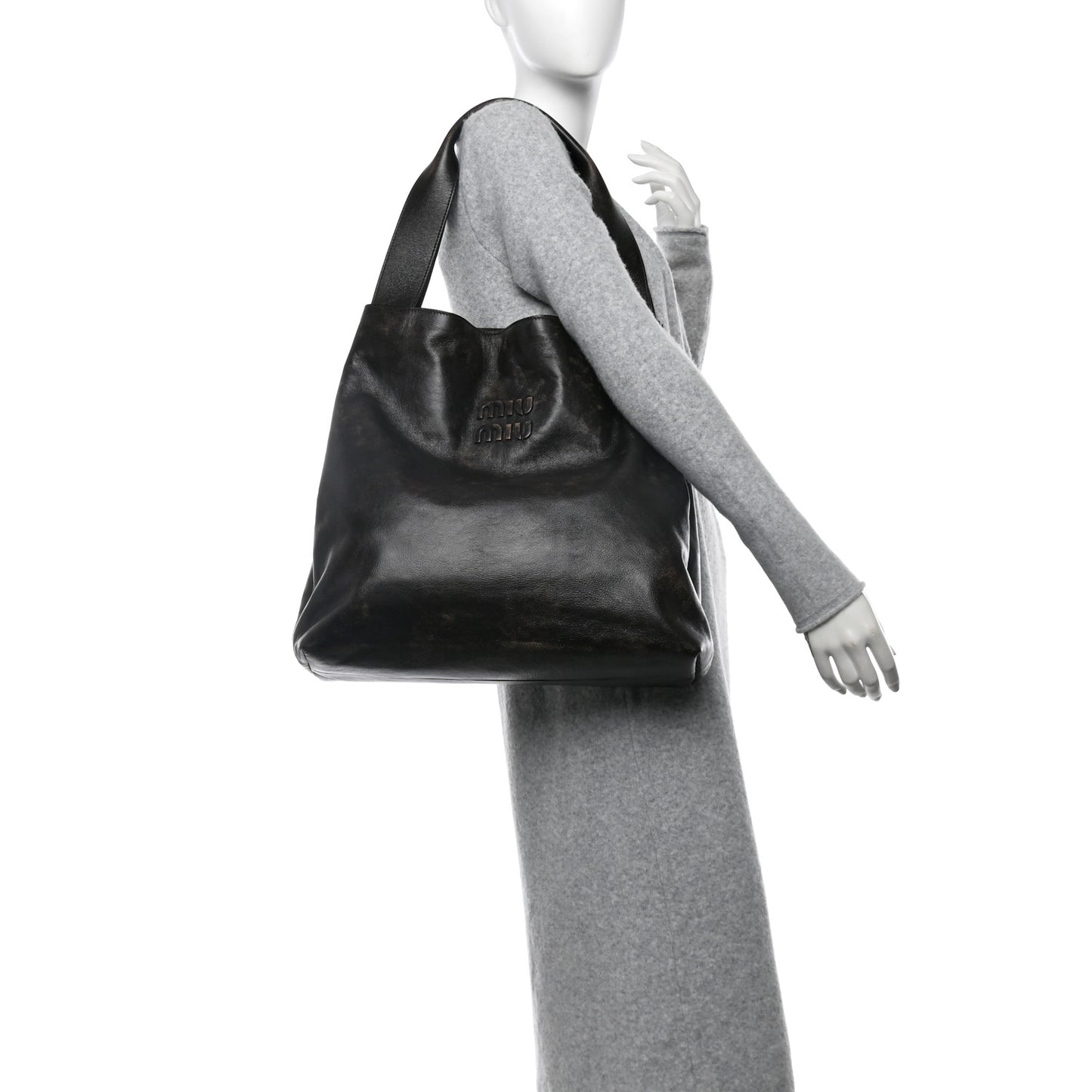 Soft Calf Hobo Bag Brown