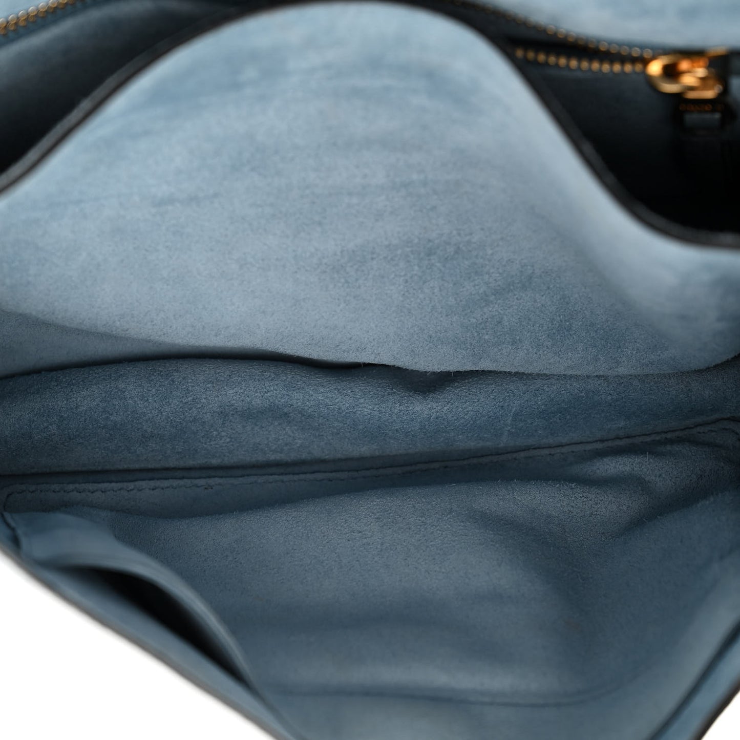 Glace Calf Medium Soft Cahier Bag Marine Astrale
