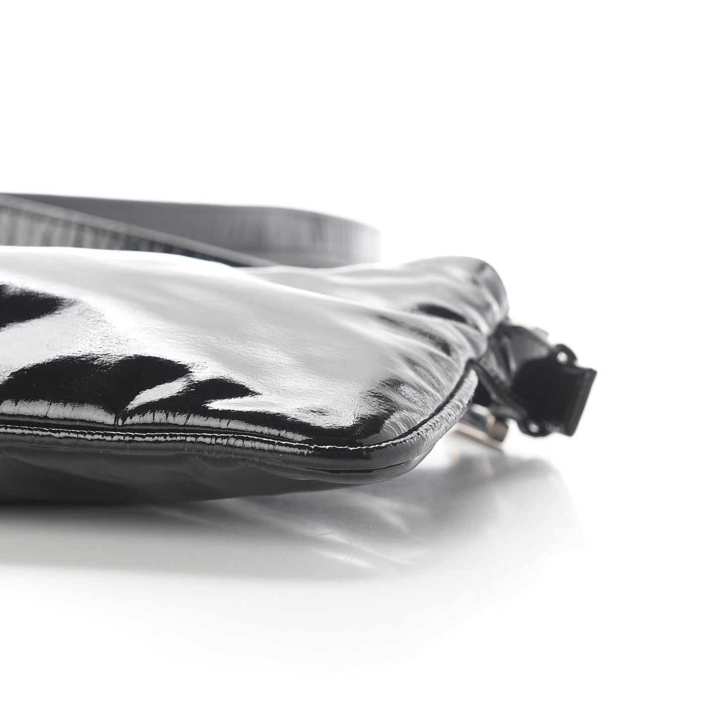 Patent Baguette Black