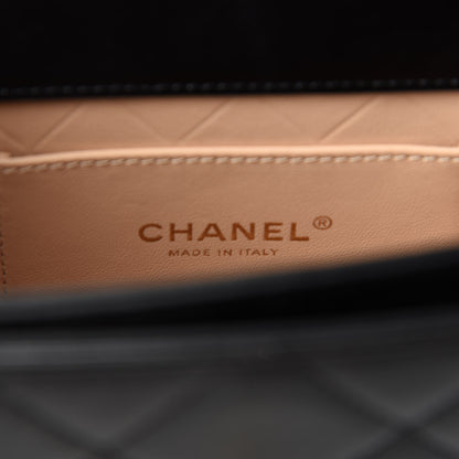 Chanel Calfskin Quilted Moon Messenger Black 8 of 11